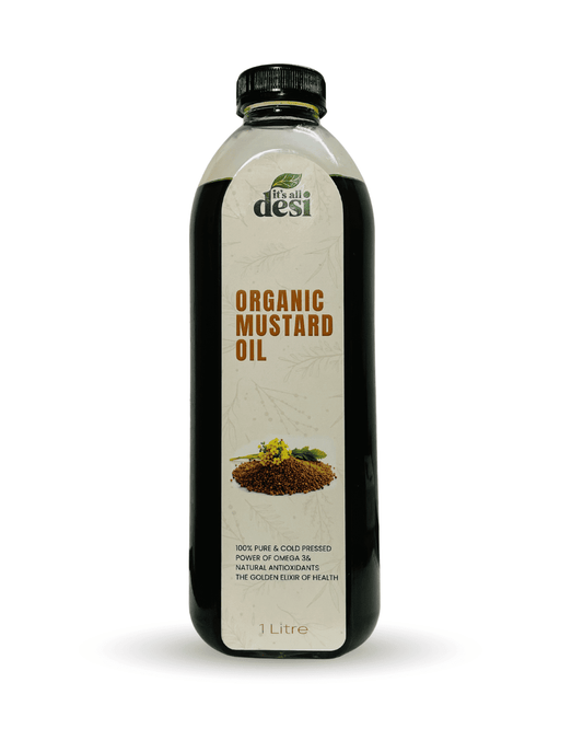 Mustard (سرسوں) Oil- Cold Pressed (1 Litre)