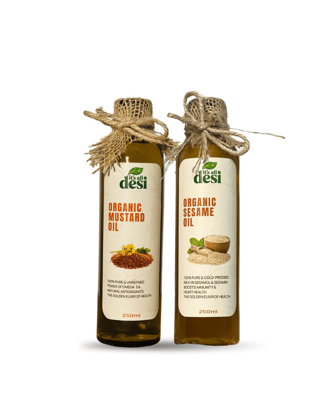 HAIR OIL BUNDLE (Mustard 250ml + Sesame 250ml)