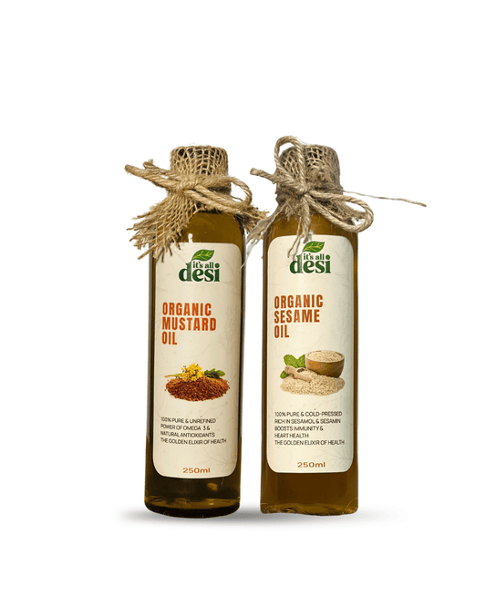 HAIR OIL BUNDLE (MUSTARD 250ML+SESAME 250ML)