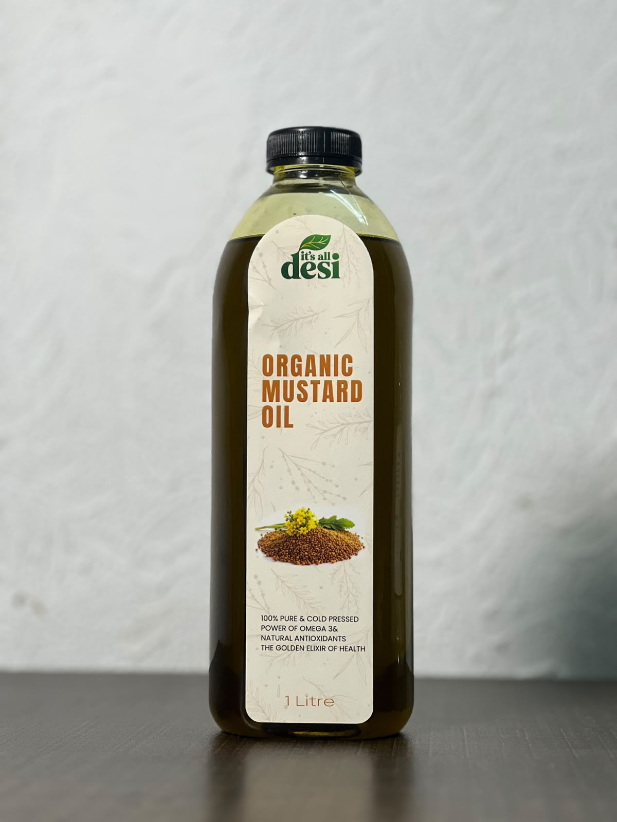 Mustard Oil (سرسوں) - Cold Pressed - 1 Litre
