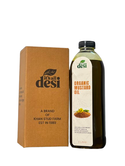 Mustard Oil (سرسوں) - Cold Pressed - 1 Litre