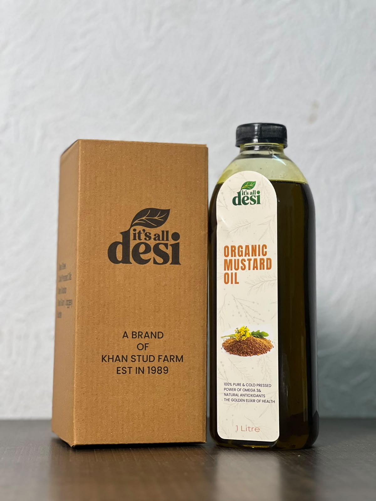 Mustard Oil (سرسوں) - Cold Pressed - 1 Litre