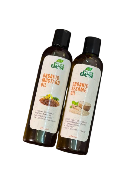 Buy 2 Sesame Oil & Get 1 Mustard Oil Free - 240ml