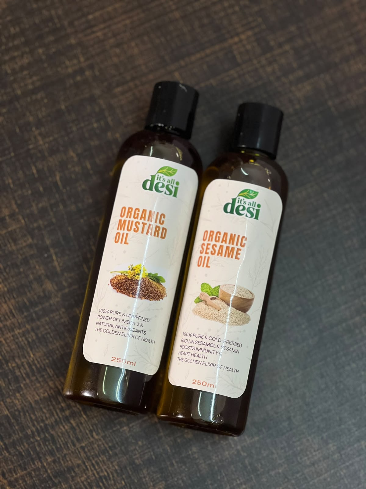 HAIR OIL BUNDLE (Mustard 250ml + Sesame 250ml)