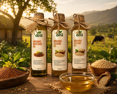 Buy 2 Sesame Oil & Get 1 Mustard Oil Free - 240ml