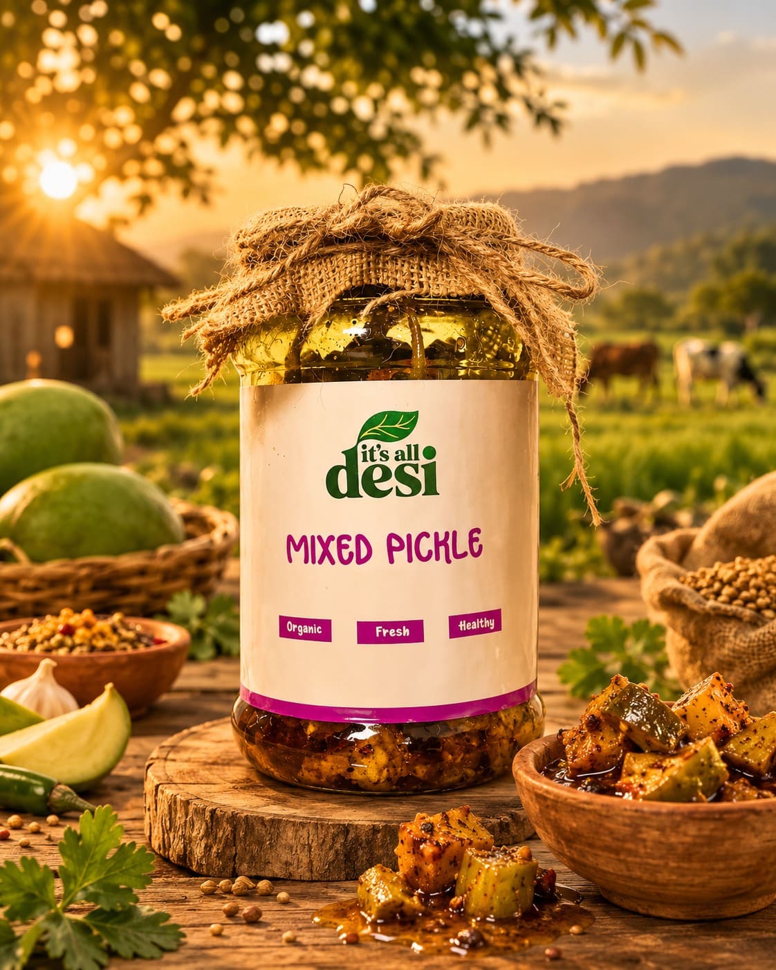 Mixed Pickle (مکس اچار) - 900gm